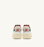 CLC LOW IN PELLE BIANCA E SUEDE FOREST