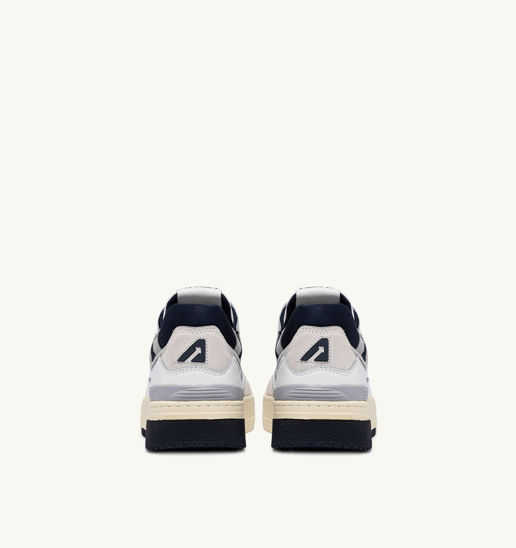 CLC LOW IN PELLE E SUEDE BIANCO E SPACE