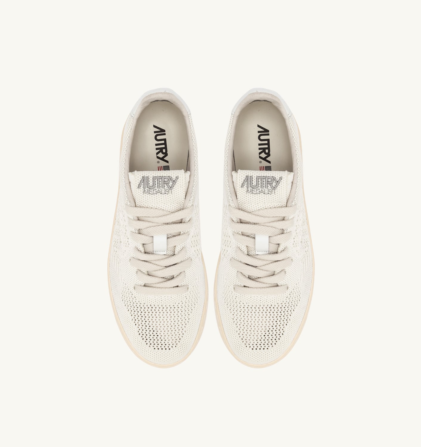 MEDALIST EASEKNIT LOW IN MAGLIA IVORY