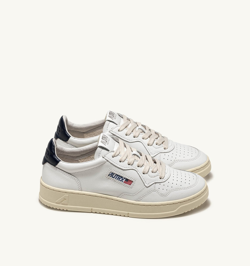 MEDALIST LOW IN PELLE BIANCA E SPACE