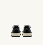 MEDALIST LOW BICOLOR IN PELLE BIANCA E NERA