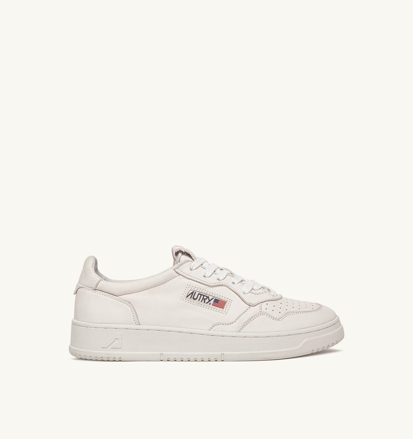 MEDALIST LOW IN NAPPA SUPER SOFT BIANCO OTTICO