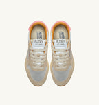 REELWIND LOW IN NYLON E SUEDE SILVER PLATINUM REFLECTIVE