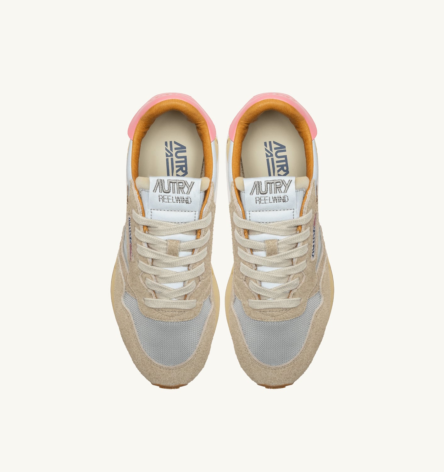 REELWIND LOW IN NYLON E SUEDE SILVER PLATINUM REFLECTIVE