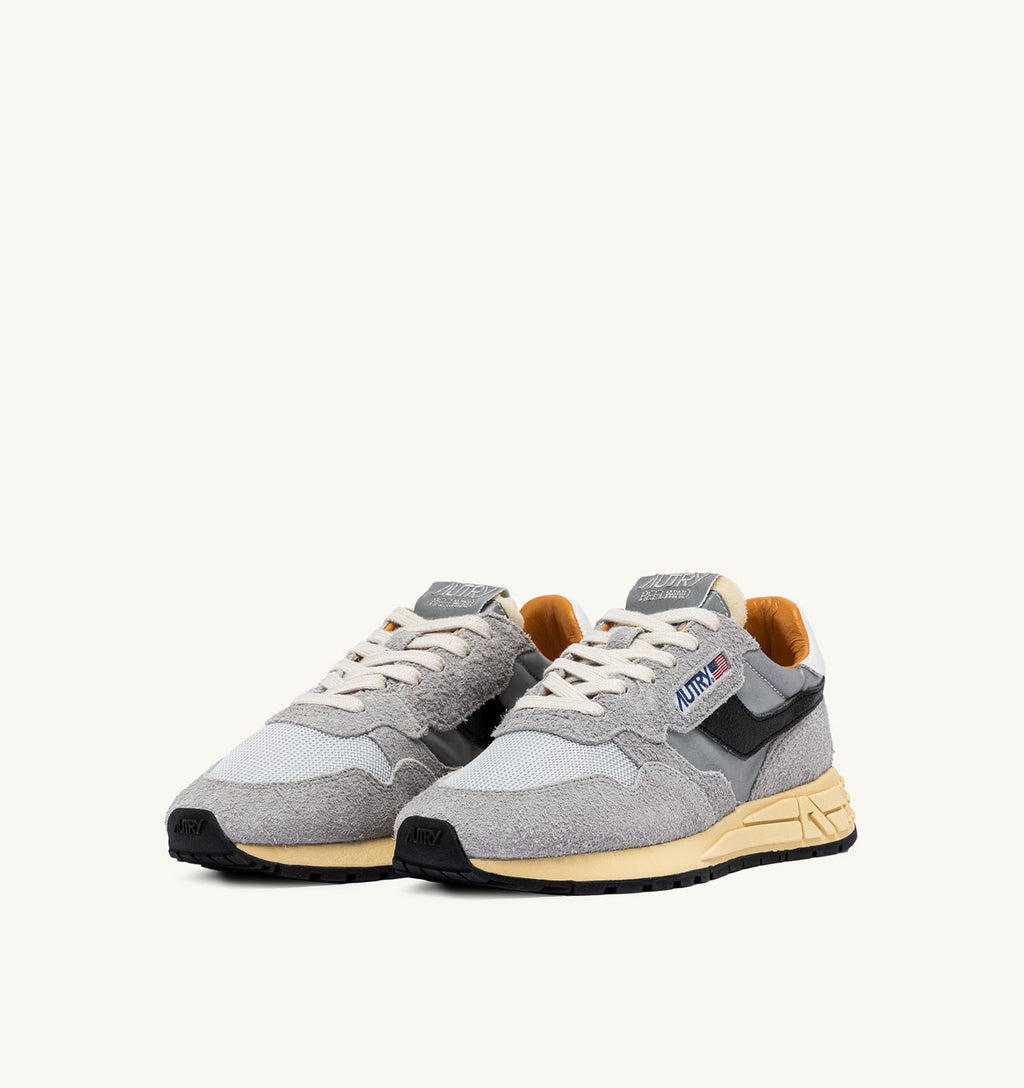 REELWIND LOW IN SUEDE SAND E NYLON RIFLETTENTE