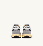 REELWIND LOW IN SUEDE SAND E NYLON RIFLETTENTE