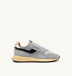 REELWIND LOW IN SUEDE SAND E NYLON RIFLETTENTE