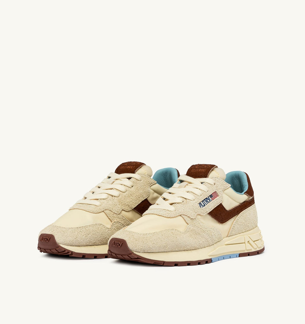 REELWIND LOW IN NYLON E SUEDE MARRONE E NUT DONNA