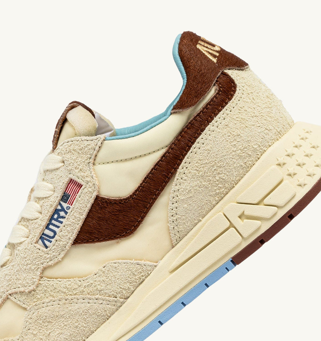 REELWIND LOW IN NYLON E SUEDE MARRONE E NUT DONNA