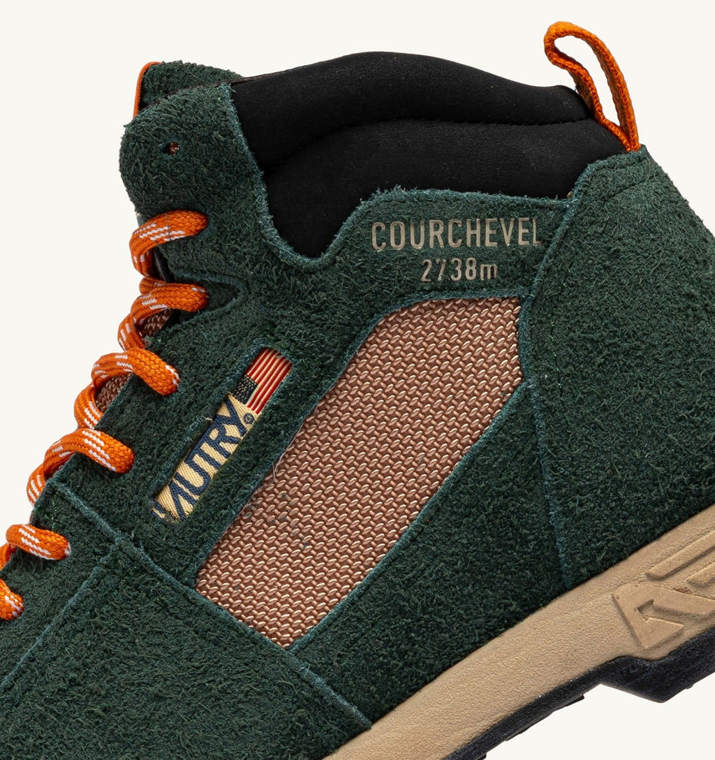 MALGA COURCHEVEL IN SUEDE PINE E ORANGE OCHRE DONNA