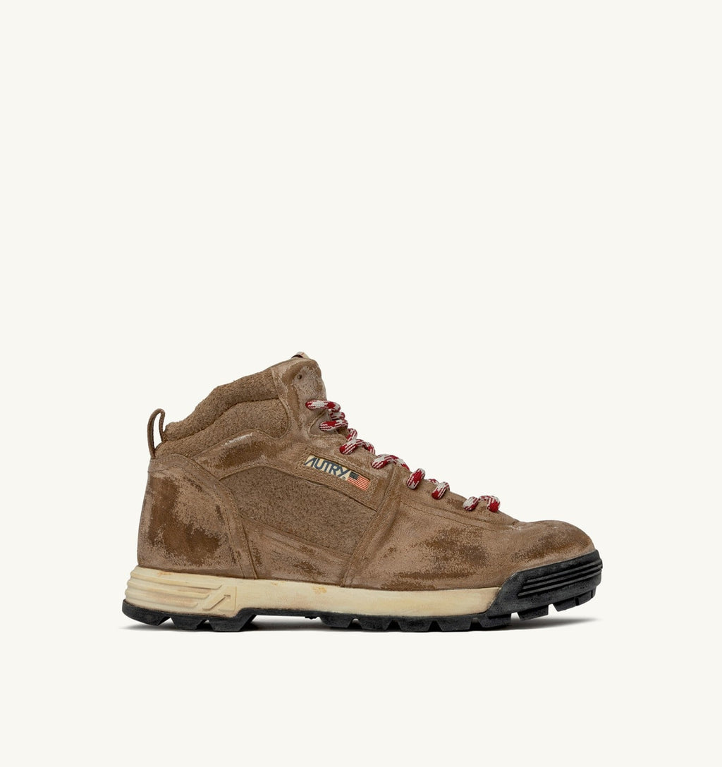 MALGA IN PELLE E SUEDE CIGAR