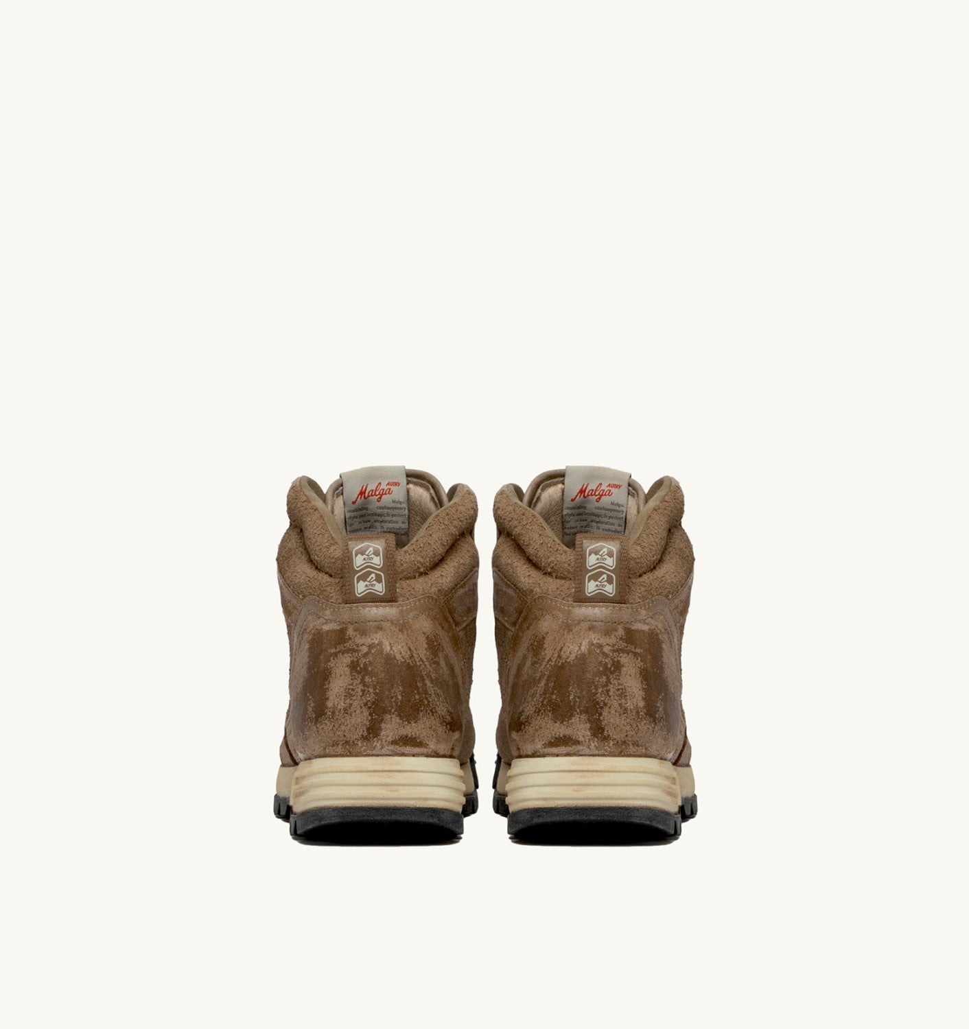 MALGA IN PELLE E SUEDE CIGAR