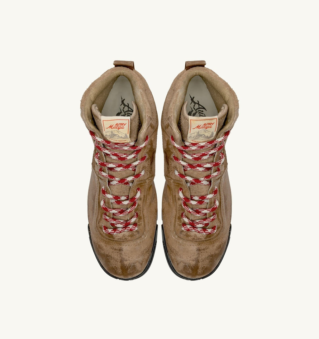 MALGA IN PELLE E SUEDE CIGAR