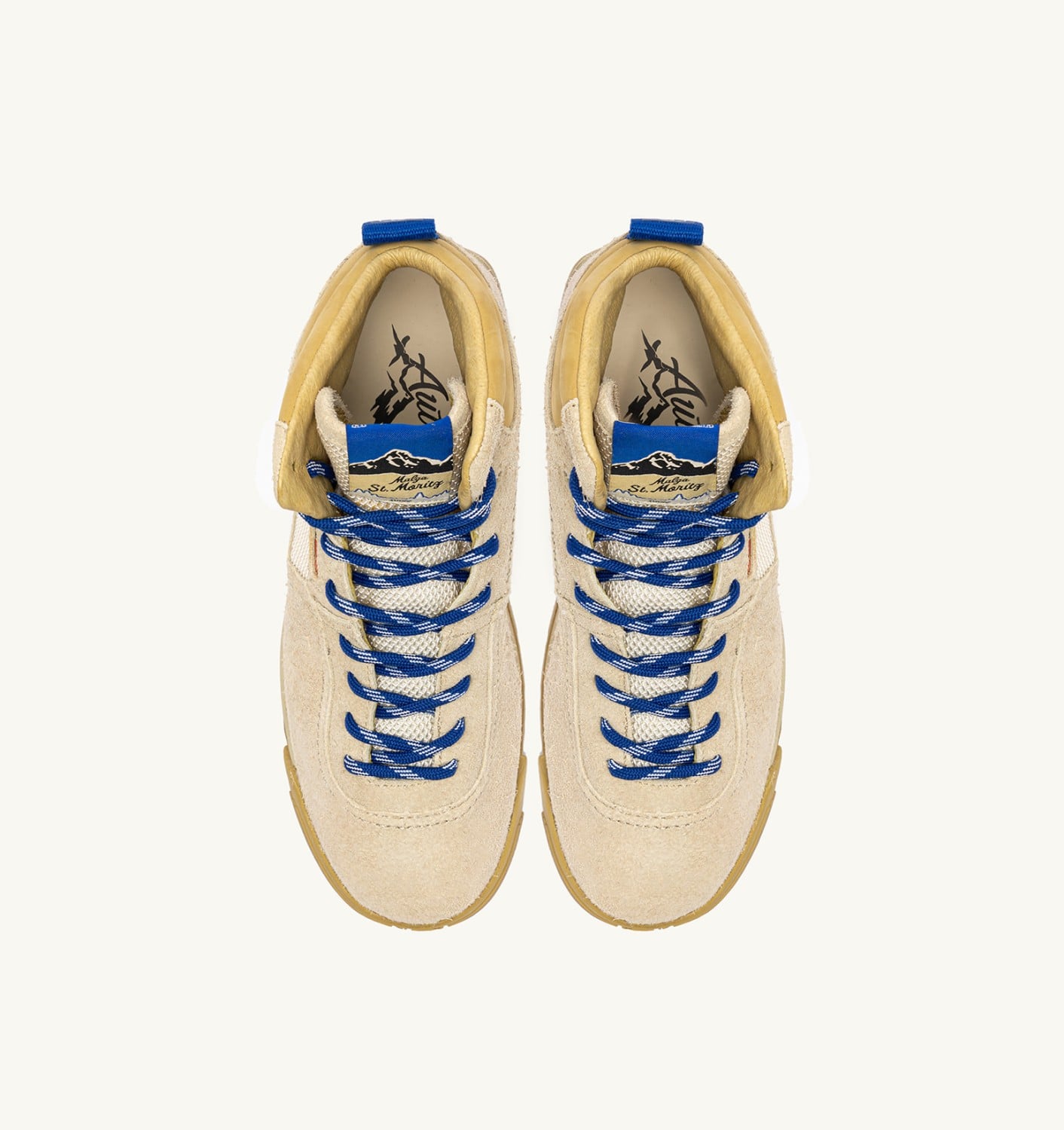 MALGA ST.MORITZ IN SUEDE BISCOTTI E DEJA VU BLUE UOMO