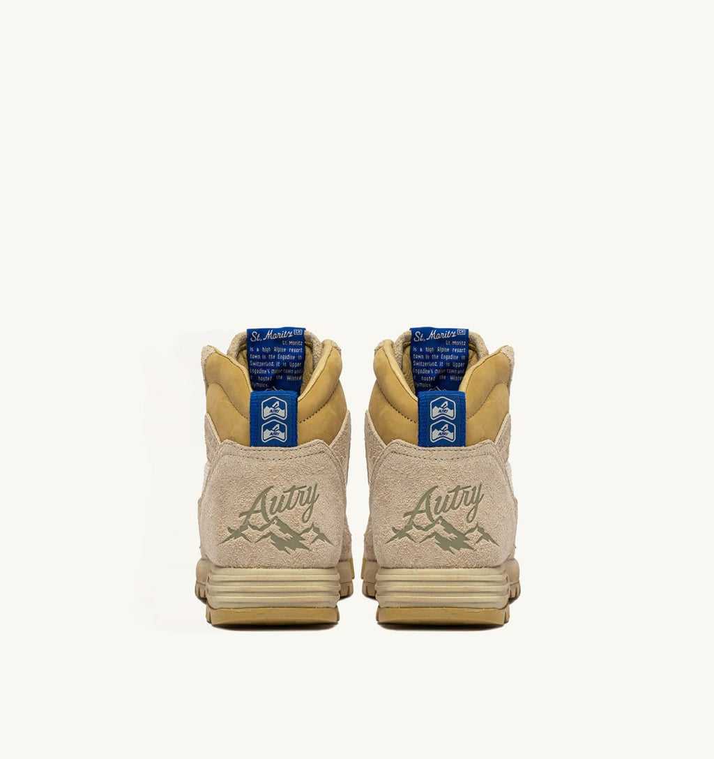 MALGA ST.MORITZ IN SUEDE BISCOTTI E DEJA VU BLUE DONNA