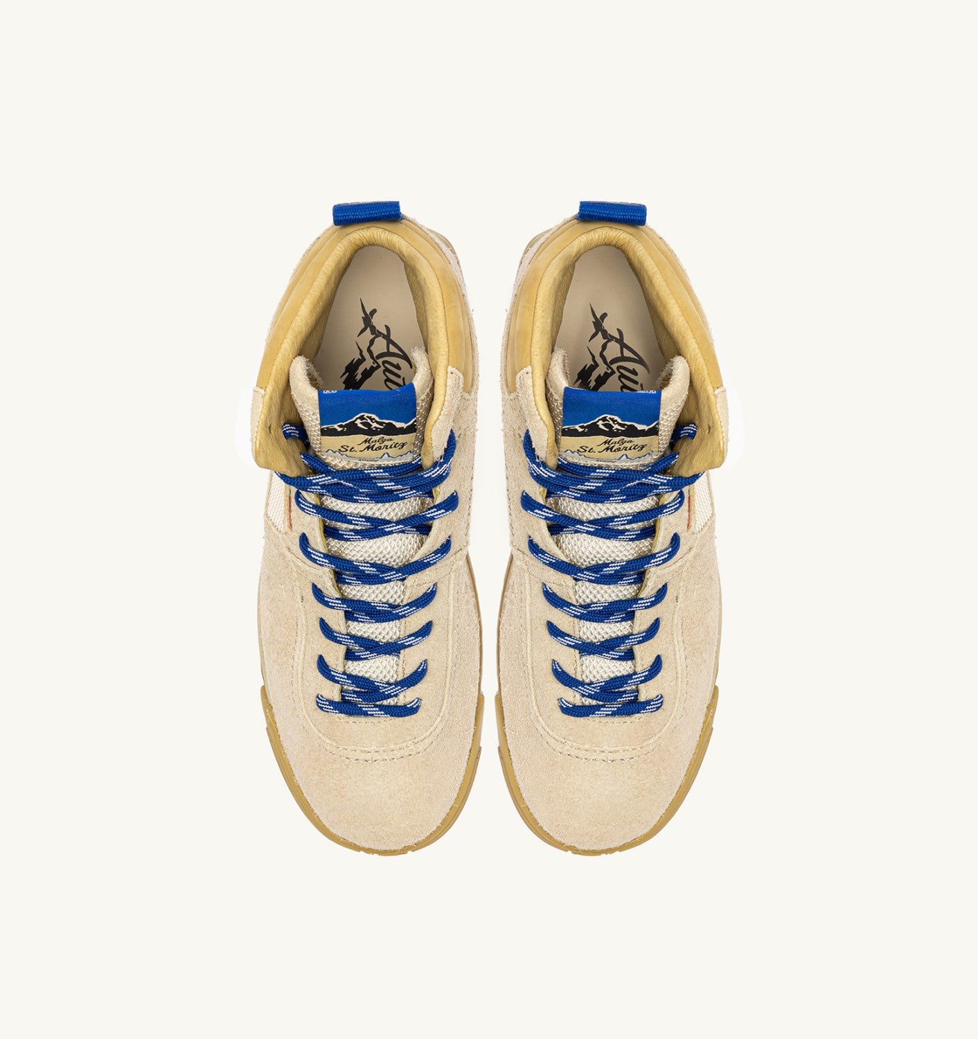 MALGA ST.MORITZ IN SUEDE BISCOTTI E DEJA VU BLUE DONNA