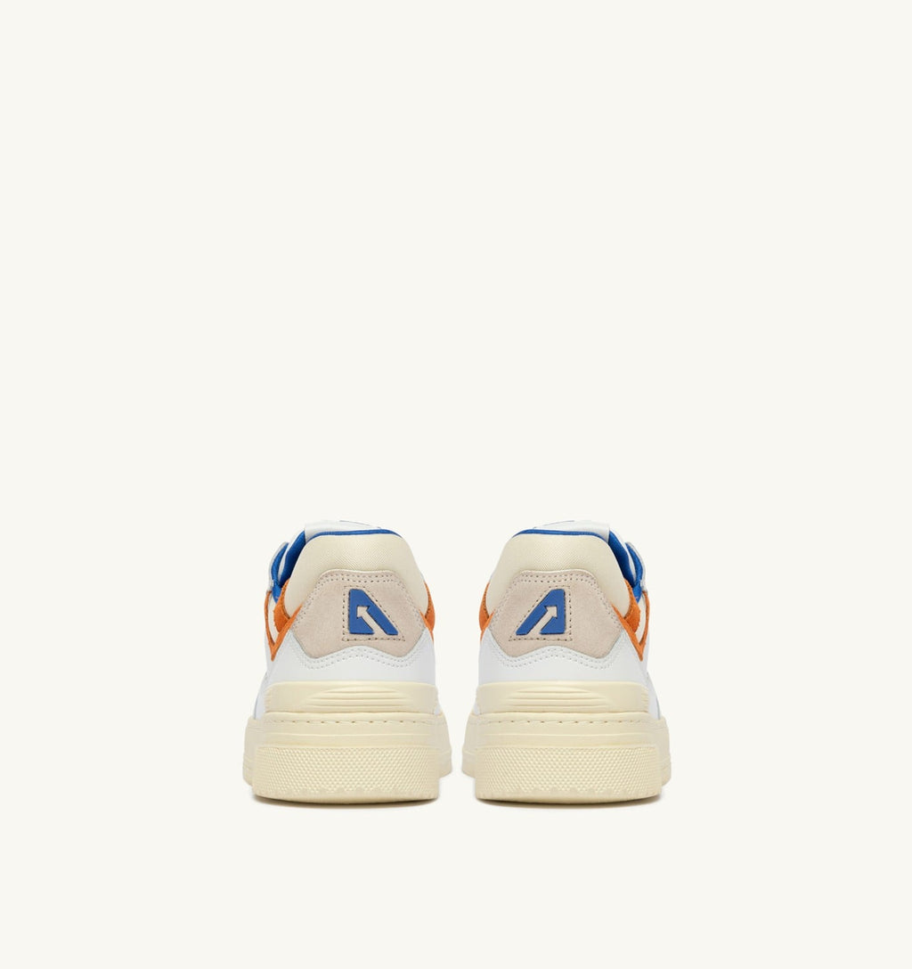 CLC LOW IN PELLE BIANCA E FANTA