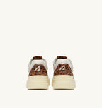 CLC LOW IN PELLE BIANCA E LEOPARD