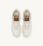 CLC LOW IN PELLE BIANCA E LEOPARD