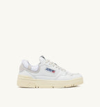 CLC LOW IN PELLE BIANCA E SUEDE