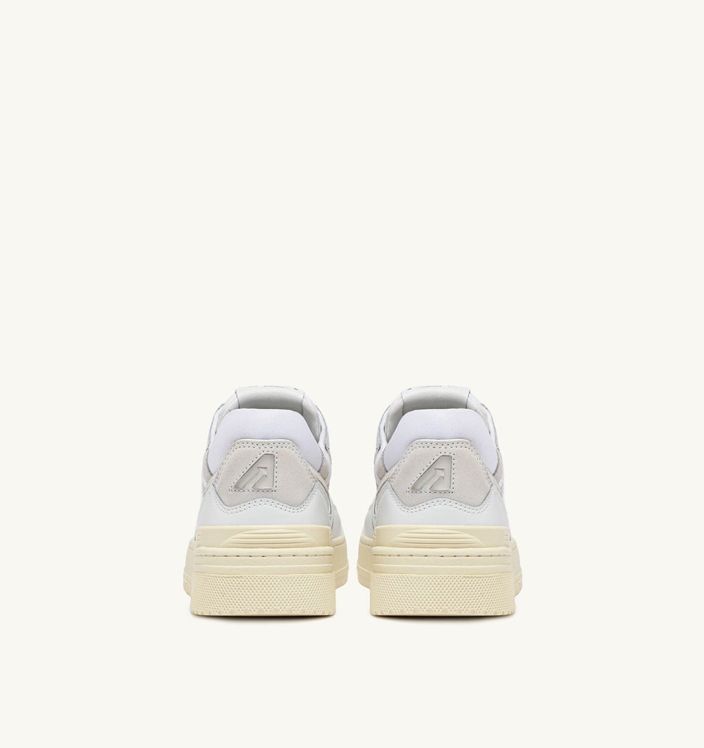 CLC LOW IN PELLE BIANCA E SUEDE