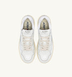 CLC LOW IN PELLE BIANCA E SUEDE