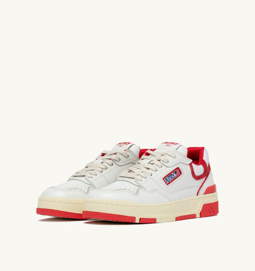 CLC LOW IN PELLE BIANCA E VIRGIN RED