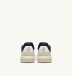 CLC LOW IN PELLE E SUEDE BIANCO SAND E SPACE BLUE