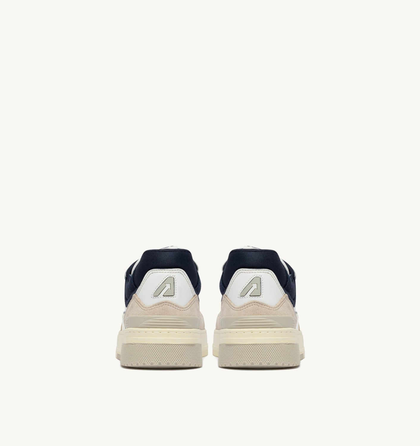 CLC LOW IN PELLE E SUEDE BIANCO SAND E SPACE BLUE