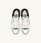 CLC LOW IN SUEDE E PELLE BIANCA E FOREST