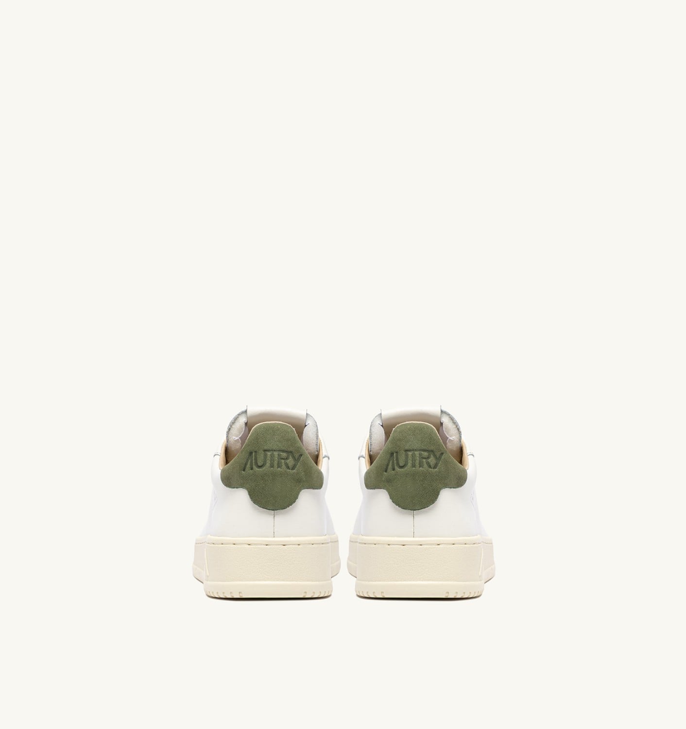DALLAS LOW IN PELLE LODEN GREEN E MARSHMALLOW