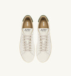 DALLAS LOW IN PELLE LODEN GREEN E MARSHMALLOW