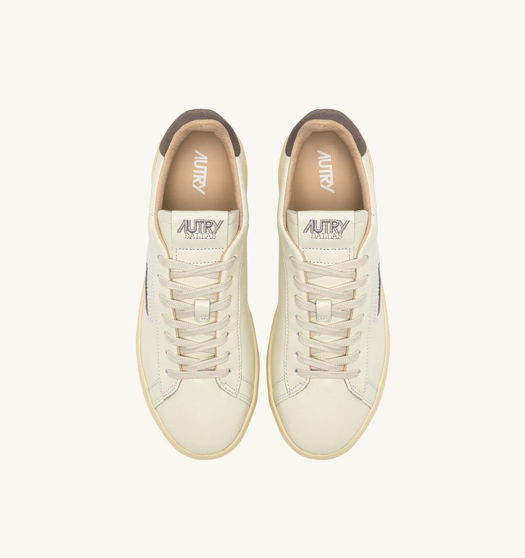 DALLAS LOW IN PELLE MARSHMALLOW E MOREL