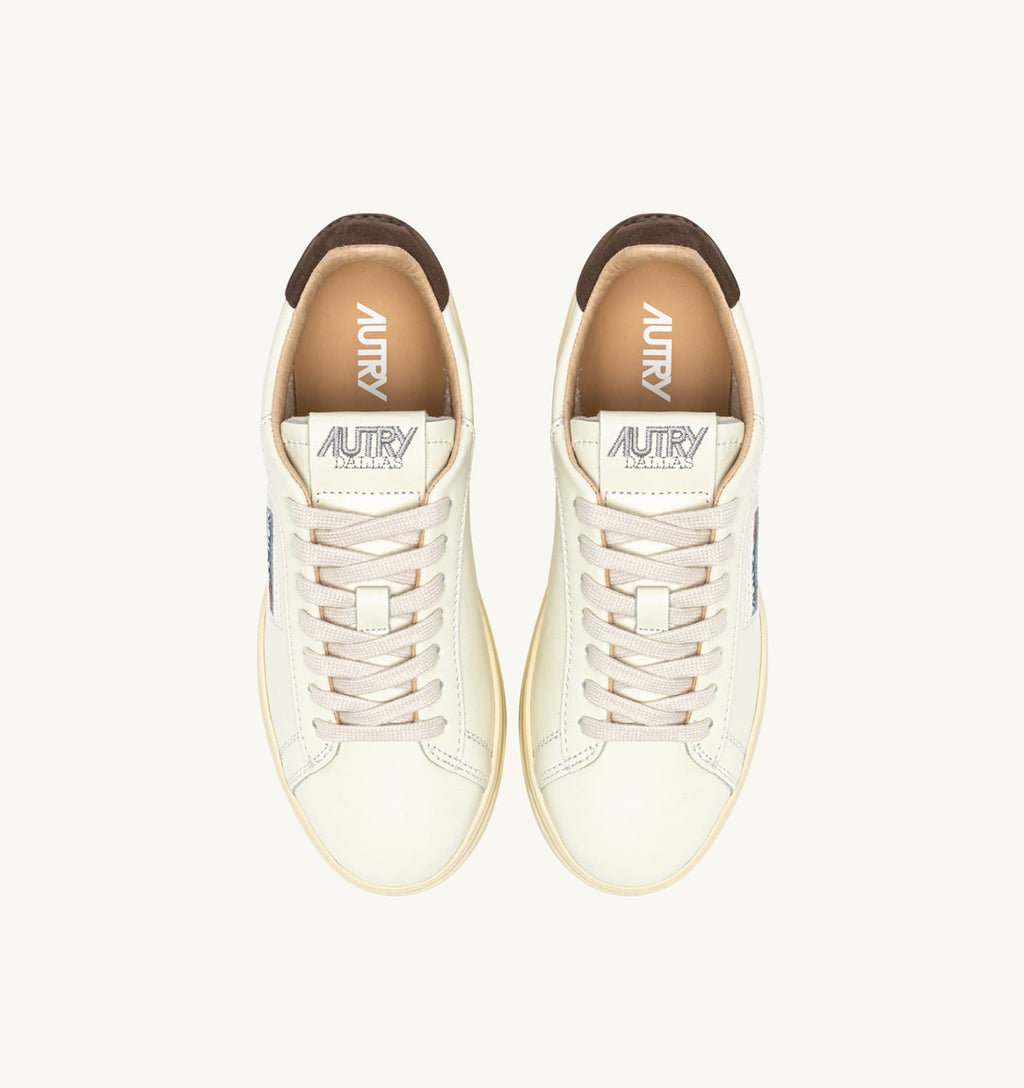 DALLAS LOW IN PELLE TEAK E MARSHMALLOW