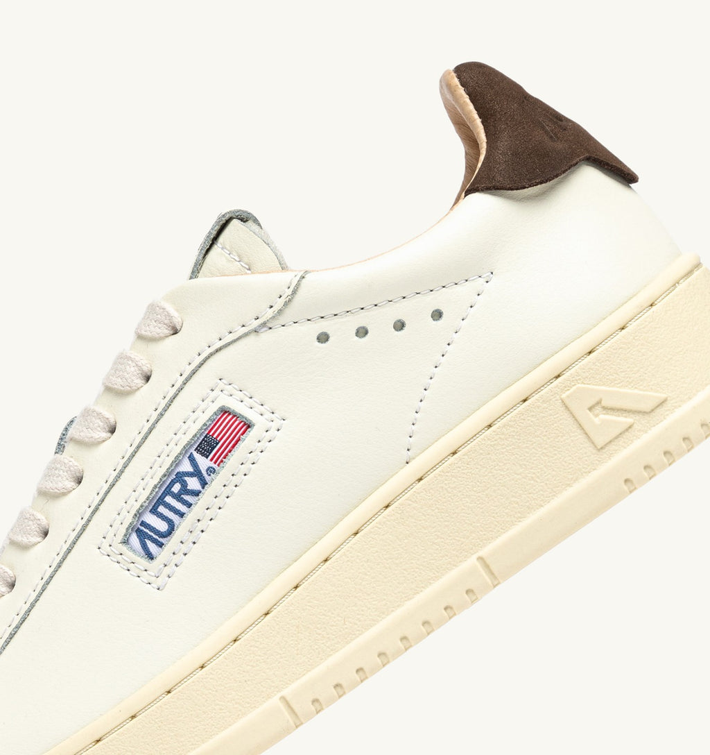 DALLAS LOW IN PELLE TEAK E MARSHMALLOW