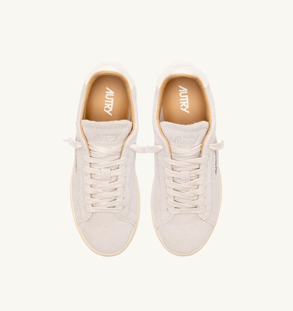 DALLAS LOW IN SUEDE BIANCO DONNA
