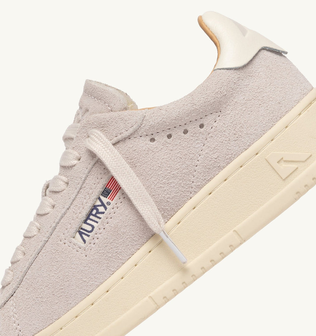 DALLAS LOW IN SUEDE BIANCO UOMO