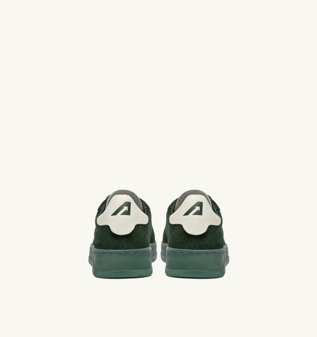 DALLAS LOW IN SUEDE MARSHMALLOW E BOTTLE GREEN