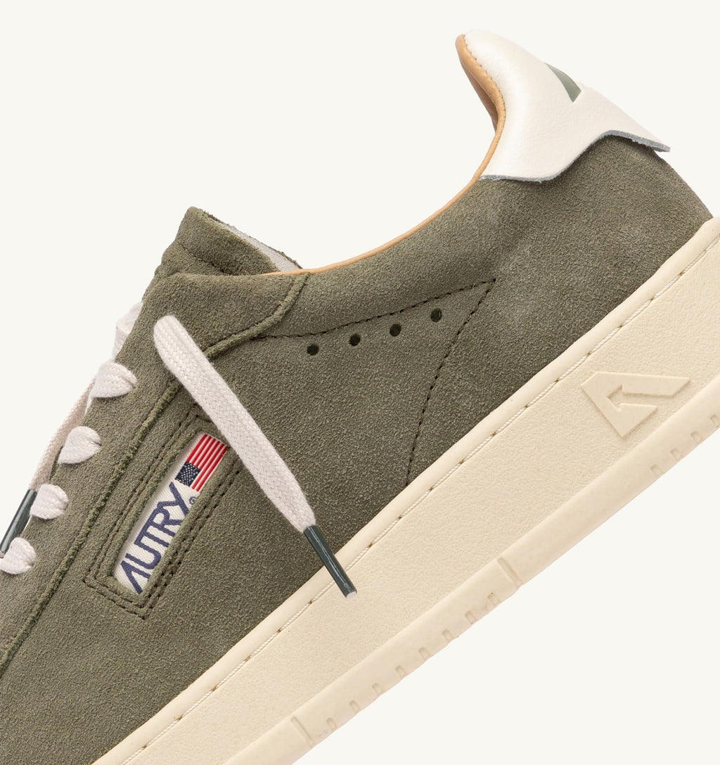 DALLAS LOW IN SUEDE SMOKED GREEN