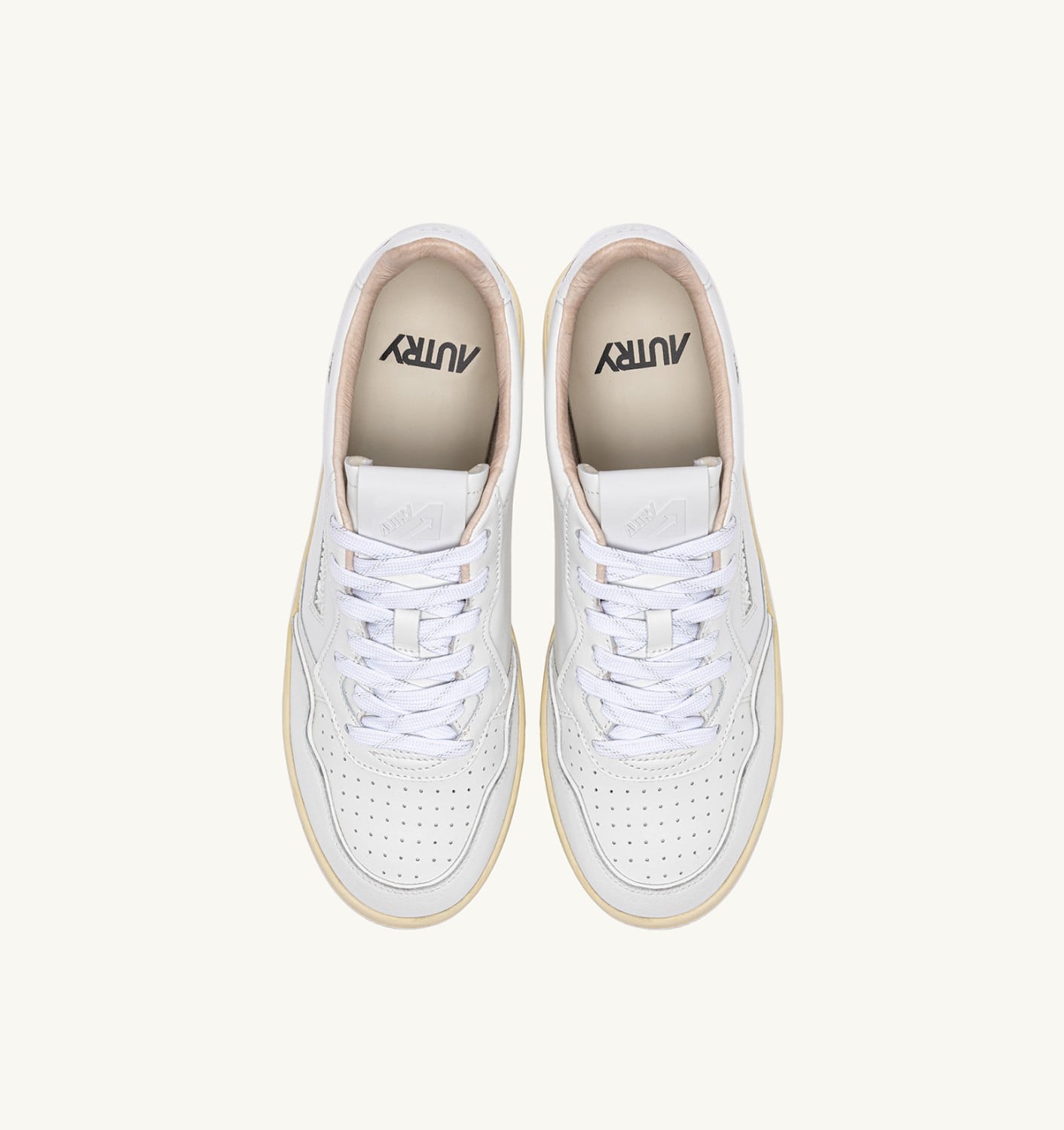 GOLF LOW IN PELLE BIANCA