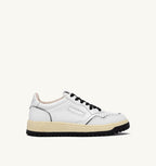 GOLF LOW IN PELLE BIANCO E NERO