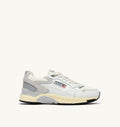 HYPERWAY IN MESH E PELLE BIANCO E GRIGIO