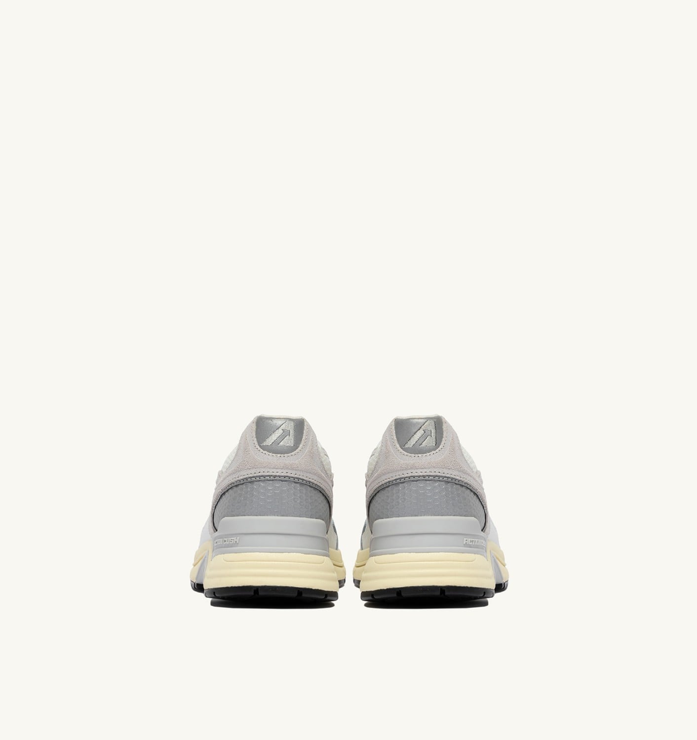 HYPERWAY IN MESH E PELLE BIANCO E GRIGIO