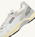 HYPERWAY IN MESH E PELLE BIANCO E GRIGIO