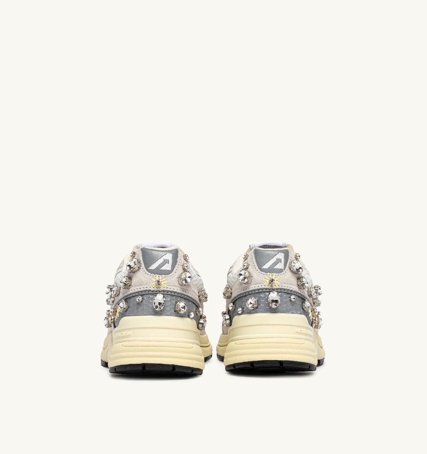HYPERWAY IN MESH E SUEDE BIANCO CON DETTAGLI