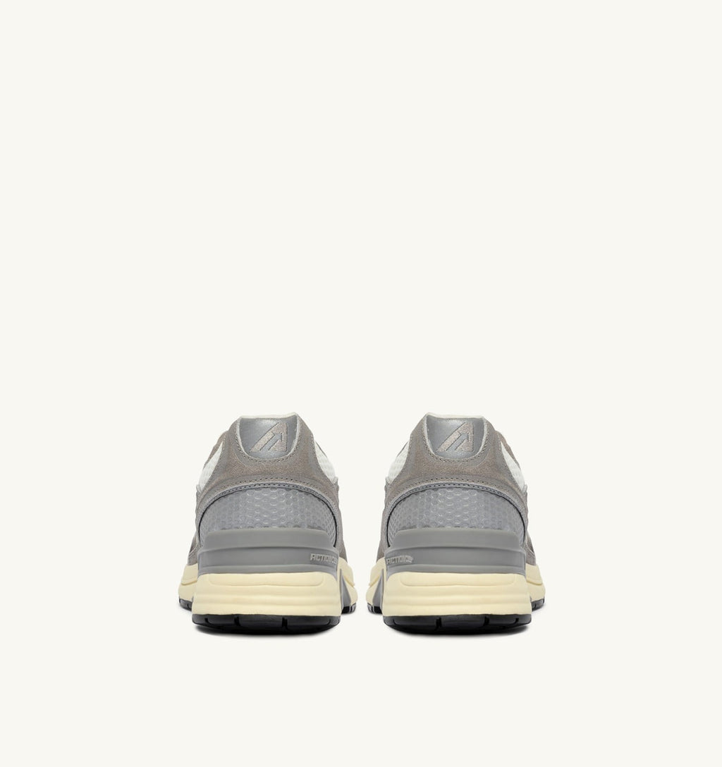 HYPERWAY IN MESH E SUEDE BIANCO E PLUMBLEO