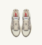 HYPERWAY IN MESH E SUEDE BIANCO E PLUMBLEO