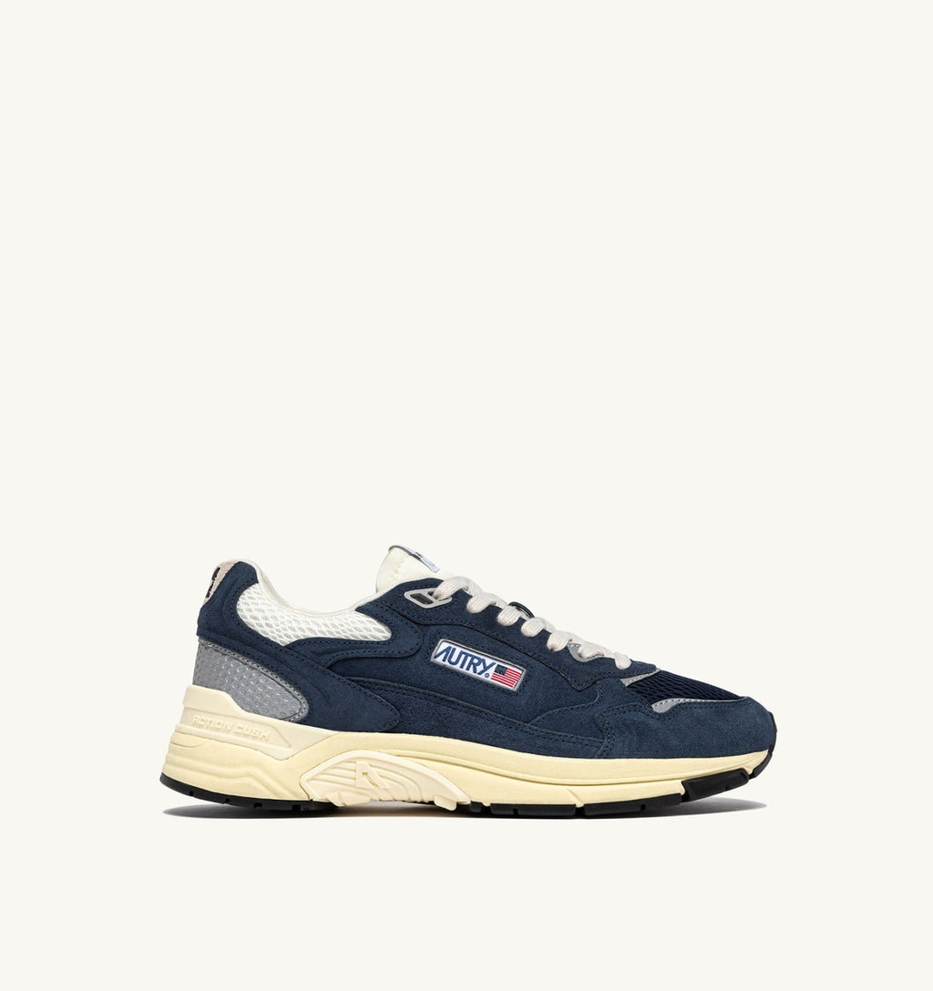 HYPERWAY IN MESH E SUEDE BLUETTE E MARSHMALLOW