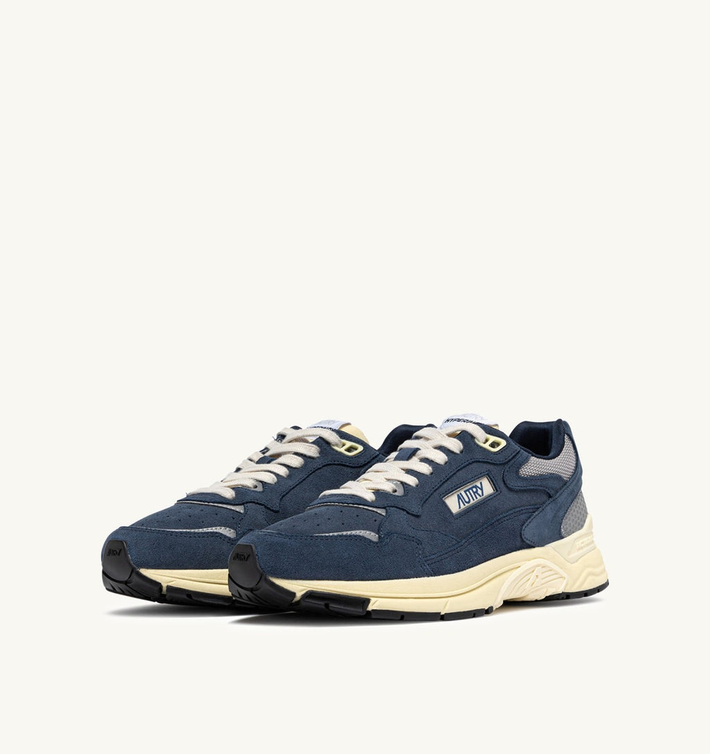 HYPERWAY IN MESH E SUEDE DENIM E ARGENTO
