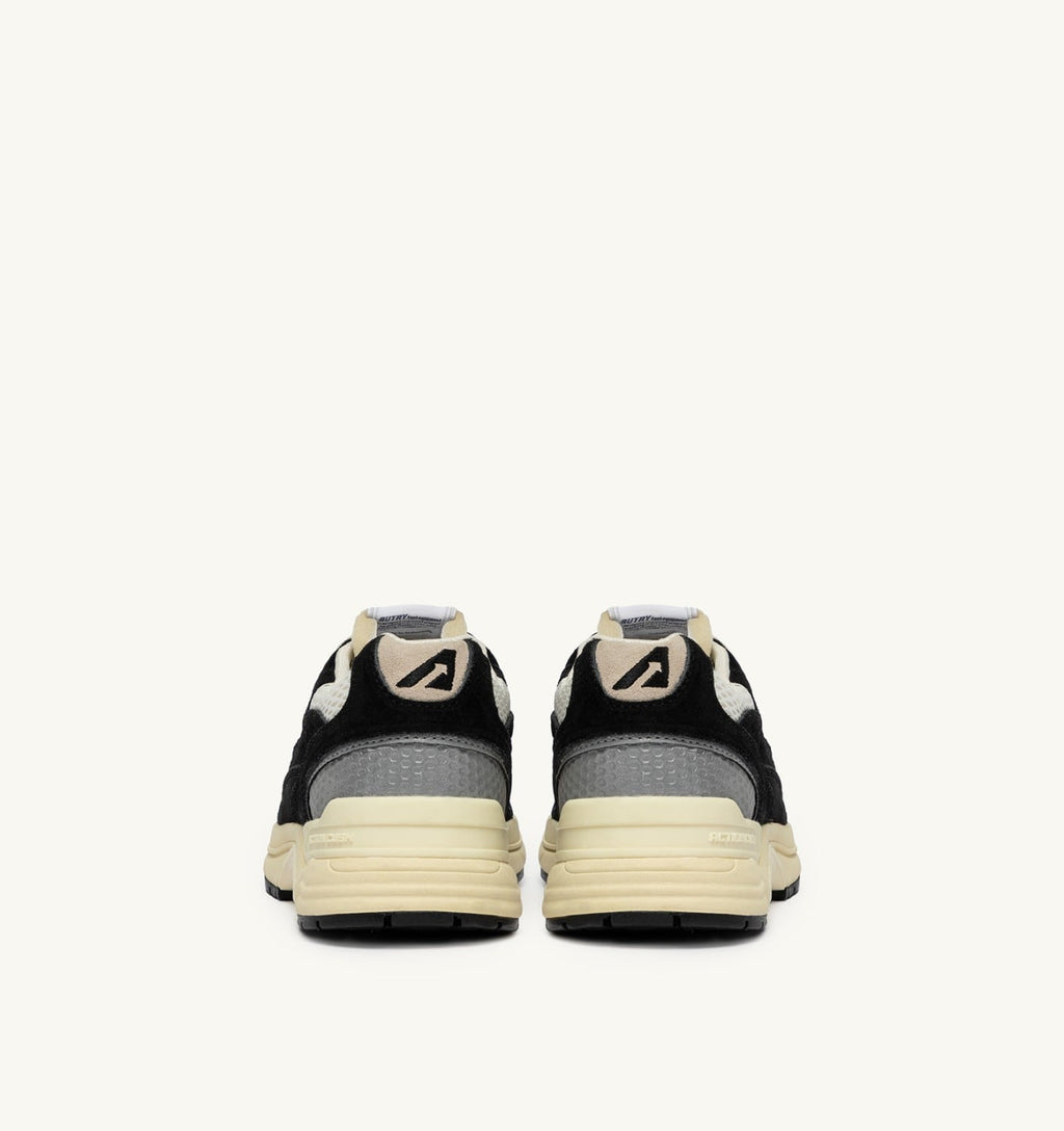 HYPERWAY IN MESH E SUEDE NERO E ARGENTO